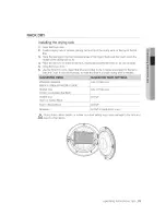 Preview for 23 page of Samsung DV209AEW/XAA User Manual