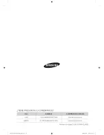 Preview for 68 page of Samsung DV209AEW/XAA User Manual