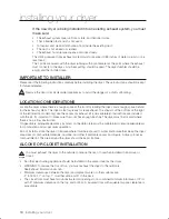 Предварительный просмотр 10 страницы Samsung DV210A Series User Manual