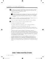 Preview for 6 page of Samsung DV210AE series User Manual