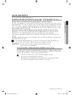 Предварительный просмотр 11 страницы Samsung DV218AE series User Manual