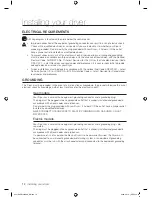 Preview for 12 page of Samsung DV218AE series User Manual