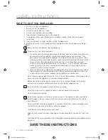 Preview for 4 page of Samsung DV218AEW User Manual