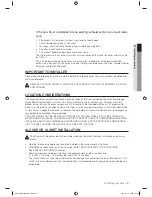 Preview for 9 page of Samsung DV218AEW User Manual