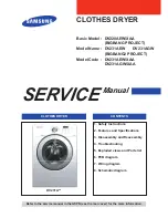 Samsung DV220AEW/XAA Service Manual предпросмотр