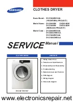 Предварительный просмотр 1 страницы Samsung DV220AEW Service Manual