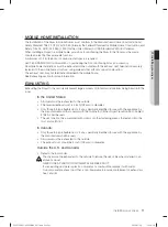 Предварительный просмотр 11 страницы Samsung DV229AE Series User Manual