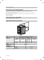 Предварительный просмотр 64 страницы Samsung DV229AE Series User Manual