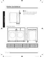 Предварительный просмотр 10 страницы Samsung DV22K6800 series User Manual