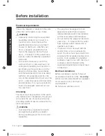 Предварительный просмотр 14 страницы Samsung DV22K6800 series User Manual