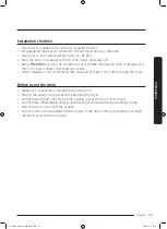 Preview for 23 page of Samsung DV22N680*H Series User Manual