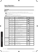 Preview for 54 page of Samsung DV22N680*H Series User Manual