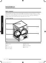 Предварительный просмотр 14 страницы Samsung DV22N685 H Series User Manual