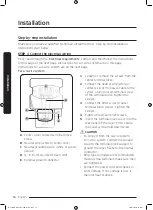 Предварительный просмотр 16 страницы Samsung DV22N685 H Series User Manual