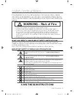 Preview for 3 page of Samsung DV231A Series User Manual