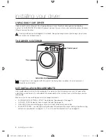 Preview for 8 page of Samsung DV231A Series User Manual