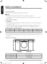 Предварительный просмотр 12 страницы Samsung DV25B6800E Series User Manual