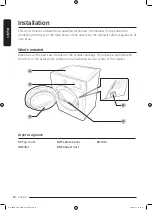 Предварительный просмотр 18 страницы Samsung DV25B6800E Series User Manual