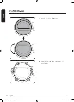 Предварительный просмотр 34 страницы Samsung DV25B6800E Series User Manual