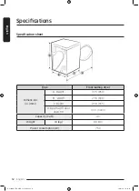 Предварительный просмотр 52 страницы Samsung DV25B6800E Series User Manual