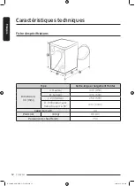 Предварительный просмотр 114 страницы Samsung DV25B6800E Series User Manual