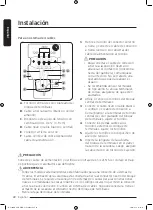 Предварительный просмотр 146 страницы Samsung DV25B6800E Series User Manual