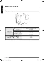 Предварительный просмотр 176 страницы Samsung DV25B6800E Series User Manual