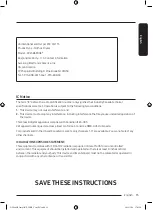 Предварительный просмотр 13 страницы Samsung DV25B6900E Series User Manual