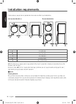 Предварительный просмотр 18 страницы Samsung DV25B6900E Series User Manual