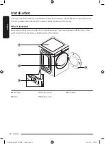 Предварительный просмотр 24 страницы Samsung DV25B6900E Series User Manual