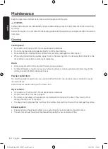 Предварительный просмотр 58 страницы Samsung DV25B6900E Series User Manual