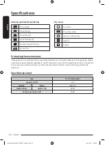 Предварительный просмотр 64 страницы Samsung DV25B6900E Series User Manual