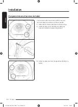 Предварительный просмотр 110 страницы Samsung DV25B6900E Series User Manual