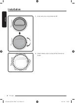 Предварительный просмотр 112 страницы Samsung DV25B6900E Series User Manual