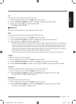 Предварительный просмотр 125 страницы Samsung DV25B6900E Series User Manual