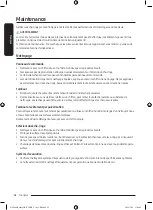 Предварительный просмотр 132 страницы Samsung DV25B6900E Series User Manual