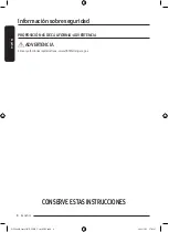 Предварительный просмотр 154 страницы Samsung DV25B6900E Series User Manual