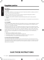 Предварительный просмотр 10 страницы Samsung DV25B6900H Series User Manual