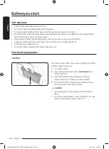 Предварительный просмотр 34 страницы Samsung DV25B6900H Series User Manual