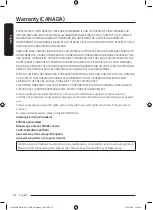 Предварительный просмотр 62 страницы Samsung DV25B6900H Series User Manual