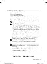 Предварительный просмотр 5 страницы Samsung DV330AG User Manual