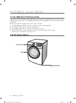 Предварительный просмотр 8 страницы Samsung DV330AG User Manual