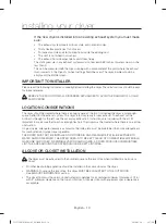 Preview for 10 page of Samsung DV331AE Series User Manual