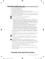 Предварительный просмотр 5 страницы Samsung DV331AER Manual Del Usuario