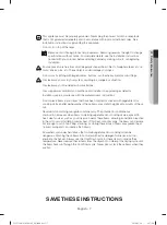 Предварительный просмотр 7 страницы Samsung DV331AG series User Manual