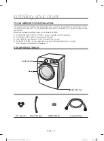 Предварительный просмотр 8 страницы Samsung DV331AG series User Manual