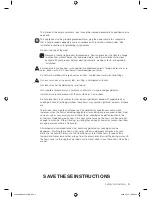 Preview for 5 page of Samsung DV338AEB User Manual