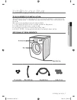 Предварительный просмотр 7 страницы Samsung DV338AEW User Manual