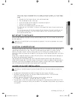 Предварительный просмотр 9 страницы Samsung DV338AEW User Manual