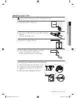 Предварительный просмотр 19 страницы Samsung DV338AEW User Manual